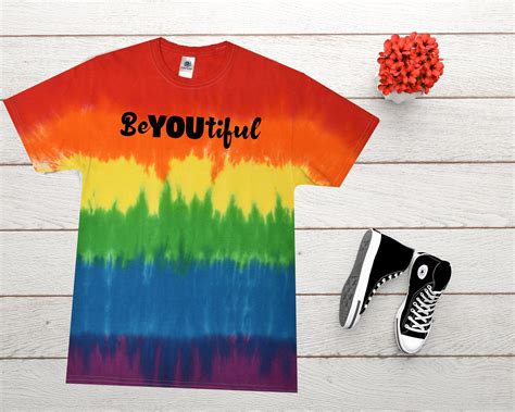 Gay Pride Beyoutiful Shirt Tie Dye Pride Shirt Lgbtq Shirt Etsy