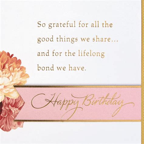 Grateful For What We Share Birthday Card For Sister Greeting Cards