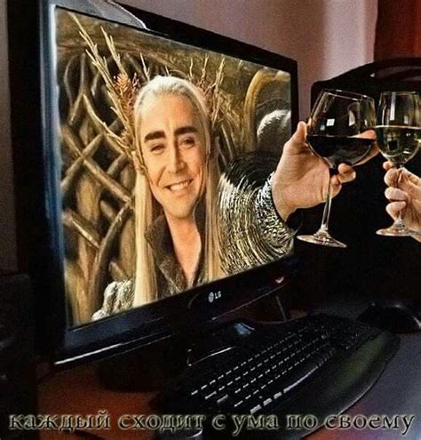 Well Done Altered Photo Of Lee Pace As Thranduil Behind The Scenes Of