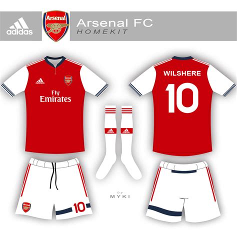 Arsenal Adidas Home Kit