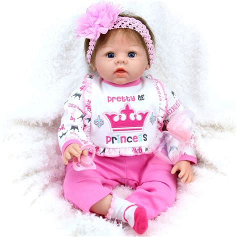 55cm Lifelike Reborn Baby Dolls Girl Soft Silicone Bebes Reborns