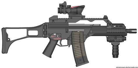 My Hk G36c Sopmod Cqbpdw Rifle By Scarlighter On Deviantart