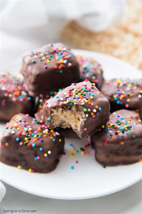 Chocolate Covered Rice Krispie Treats And Video Chocolate Dipped Treats