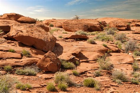 Red Rock Desert Background Hi Res Stock Photo Image Of