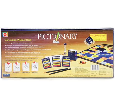 Shop Mattel Pictionary The Game Of Quick Draw Board Games For Kids