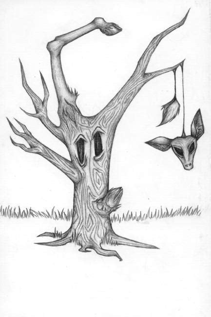 Deer Tree By Psychoactivegiraffe On Deviantart