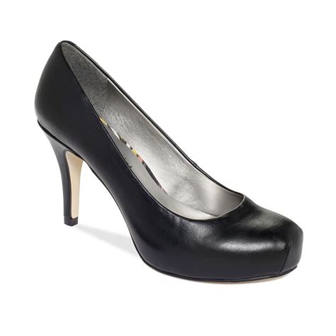 Madden Girl Getta Platform Pumps In Black Grey Patent Lyst