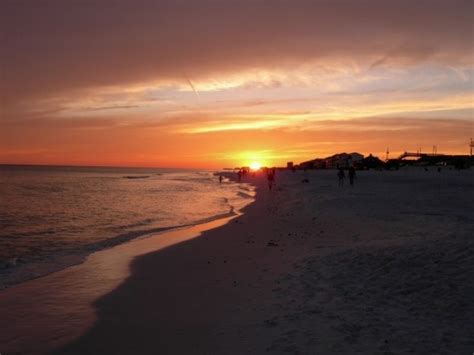 Destin Florida Beach Beautiful Sunset Destin Florida Beach