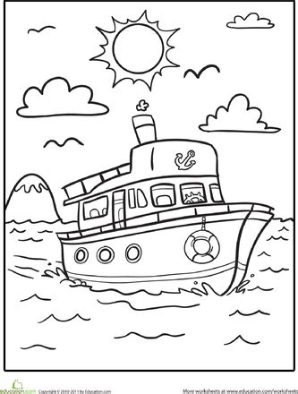 Check spelling or type a new query. Boat Coloring Page | Buku mewarnai, Halaman mewarnai, Buku ...