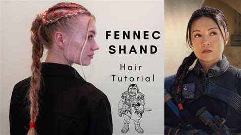 Star Wars Fennec Shand Hairstyle Tutorial From The Mandalorian Bad