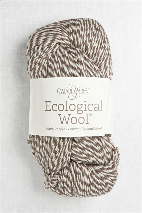Cascade Ecological Wool 9021 Ecru Chocolate Twist Wool And Company
