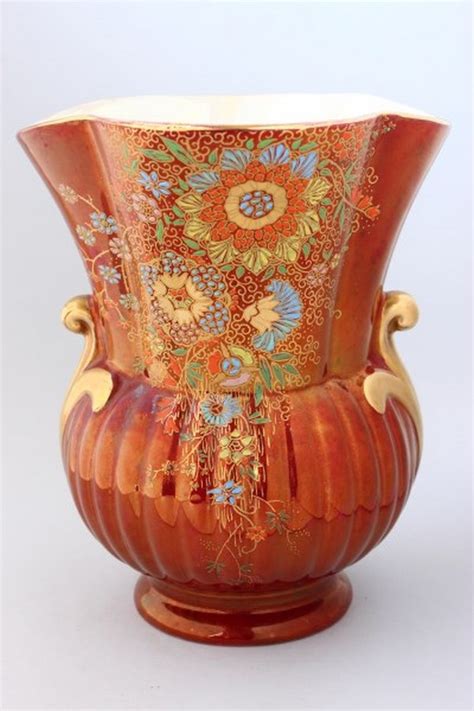 Crown Devon Twin Handled Vase … Traditional European And Australian Aalders Auctions