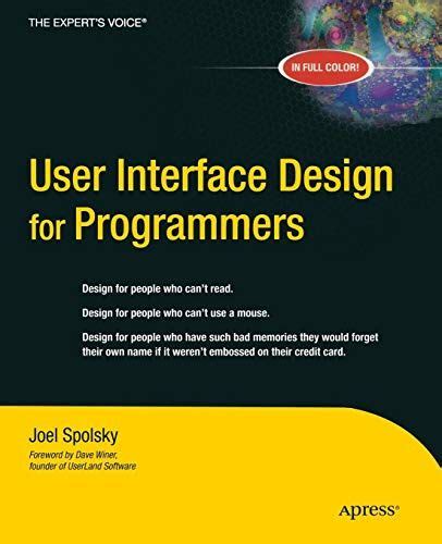 Epub Free User Interface Design For Programmers Pdf Download Free