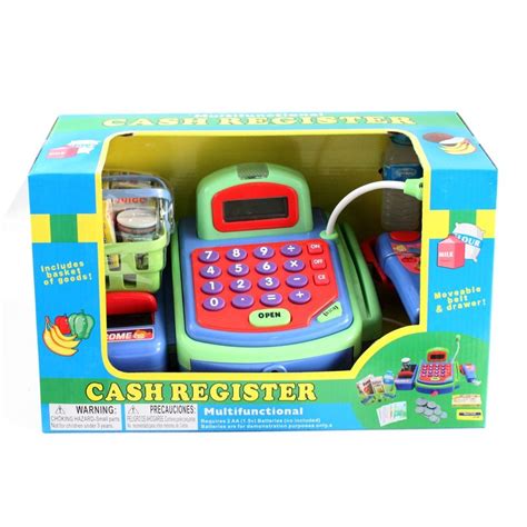 Electronic Cash Register Toy Scanner And Credit Card Reader Realistic