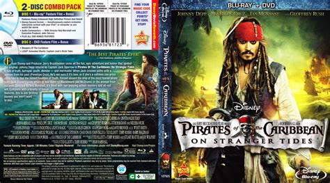 pirates of the caribbean on stranger tides movie blu ray scanned covers on stranger tides