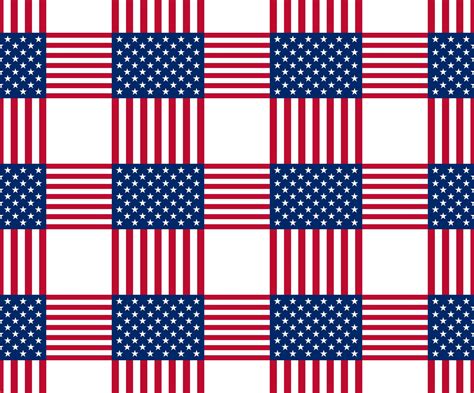 American Flag Seamless Pattern Vector Illustration 7403278 Vector Art