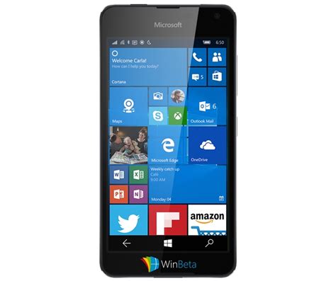 Lumia 650 Running Windows 10 Mobile Move Appearance Product Marketing