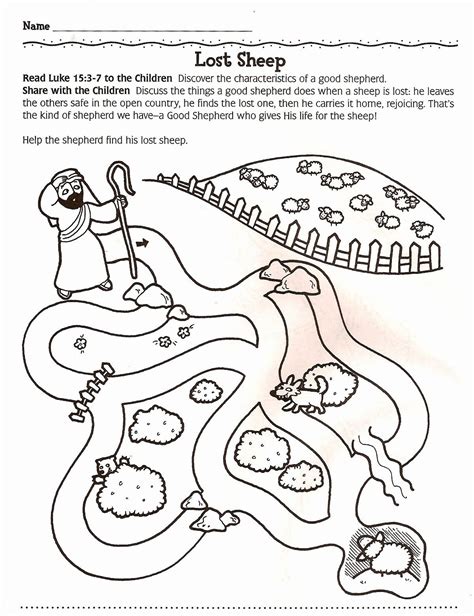 Parable Of The Lost Sheep Coloring Page Unique 1000 Images About Bijbel