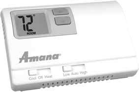 Each kit contains 80 wires and wire nuts, enough to attach a thermostat and one additional accessory to 10 ptac units. Amana 2246003 Non-Programmable Thermostat with 2-Stage Heat / 1-Stage Cool or Heat Pump