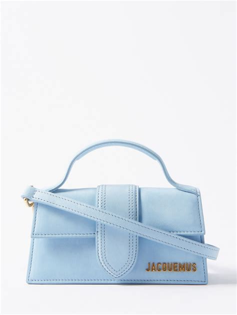 Jacquemus Blue Bambino Leather Shoulder Bag 매치스패션 모던 럭셔리 온라인 쇼핑