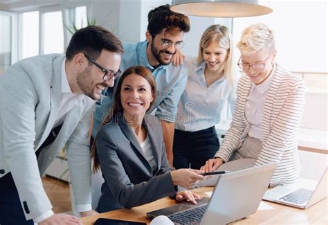 Business People Working Together As A Team Stock Photo Image Of