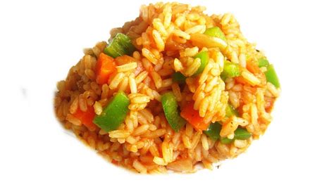 Jollof (west african rice with veggies) recipe — dishmaps. Nigerian Jollof Rice (with Carrots & Green Pepper) - YouTube