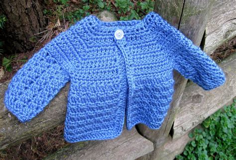Crochet Pattern Baby Sweater Perfect For Boys Or Girls