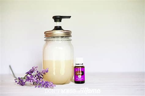 Diy Body Wash Without Castile Soap Easy All Natural Homemade Foaming