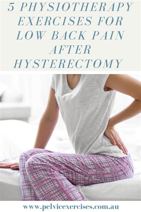 pin on exercises after hysterectomy
