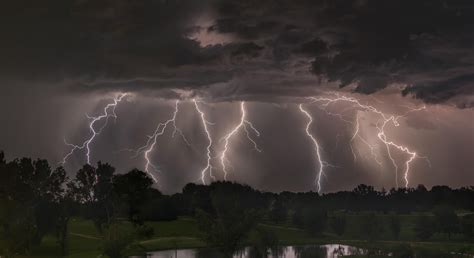 Nebraskan Thunderstorms Oc 6767x3694 Exposure Photography
