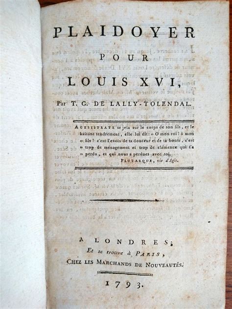 Procès De Louis Xvi 3 Tomes 1793 Louis Xvi Révolution Française