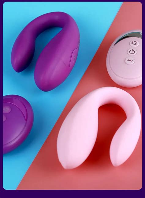 Gode Vibreur Double Sans Fil En Silicone Rechargeable Par Usb Pour