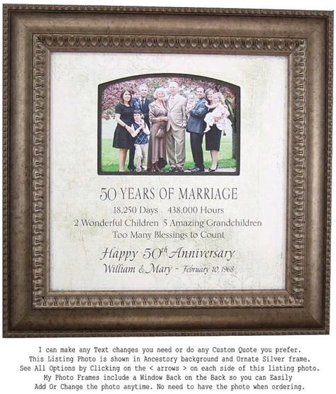 Easy anniversary gifts for parents. Anniversary Gift, 50th Anniversary Gift | Anniversary ...