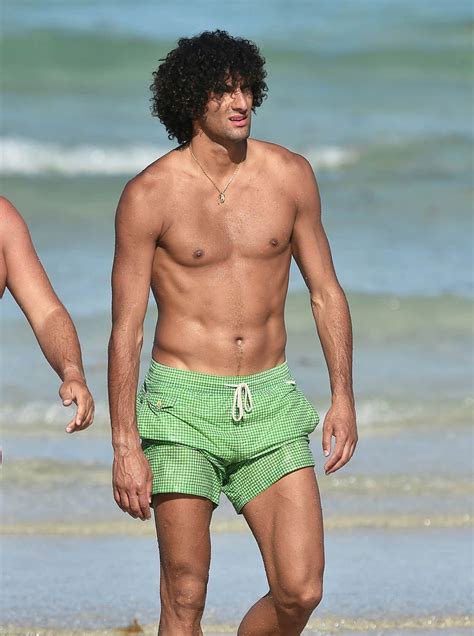 Marouane Fellaini Enjoys A Day On The Beach With His Twin Brother Mansour In Miami Mirror Online