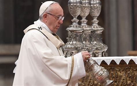El Papa Francisco Celebra La Misa Crismal En El Vaticano El Informador