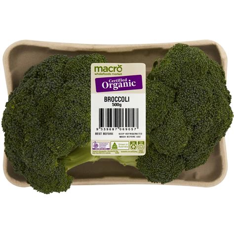 Macro Organic Broccoli 500g Woolworths