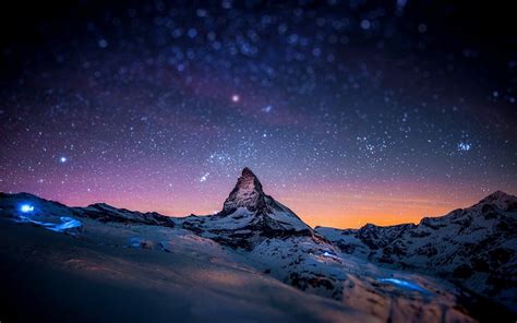 Matterhorn On Starry Night Image Id 296331 Image Abyss