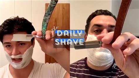 Shaving With A Straight Razor For The First Time Youtube