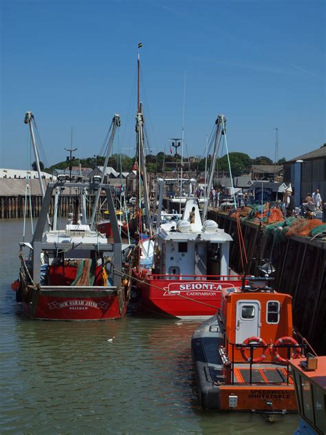 Fishing Boats Whitstable Harbour Shared Fishing Boats Boat Whitstable
