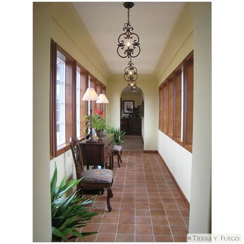 Saltillo tiles in a lovely bathroom: Mexican Tile - 8½ x 8⅝ Tierra Floor Tile