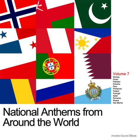 National Anthems From Around The World Vol 7 Album By Ameritz Sound