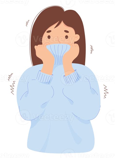Woman Freezing And Shivering 16474832 Png