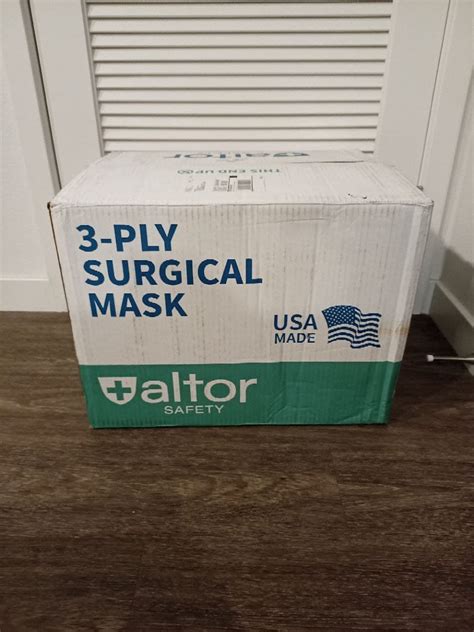Altor 3ply Surgical Disposable Masks 99 Bfe Astm Level 1 Fda Appr