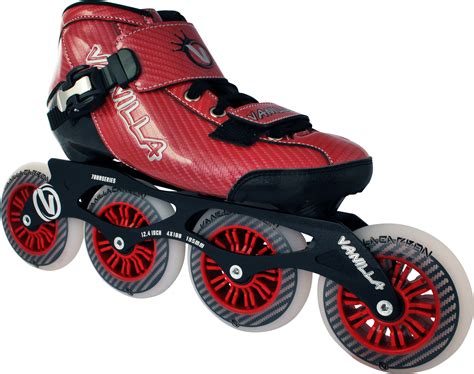 Vanilla Red Carbon Speed Inline Skates Inline Speed Skate Ebay