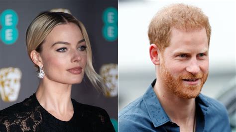 the unusual encounter margot robbie had with prince harry