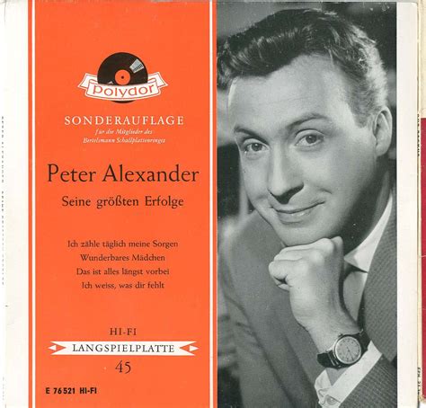 — peter alexander, monty sunshine quartet. Herberts Oldiesammlung Secondhand LPs Peter Alexander ...