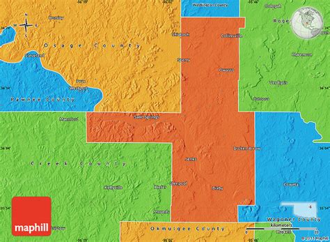 Political Map Of Tulsa County