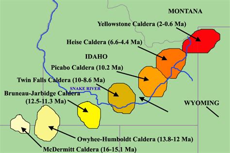 Plate Tectonics Yellowstone Caldera