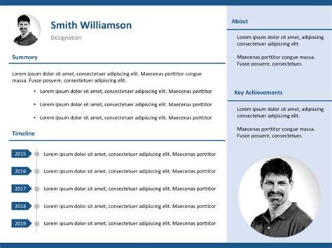 Personal Profile Template Ppt Personal Profile Ppt Powerpoint
