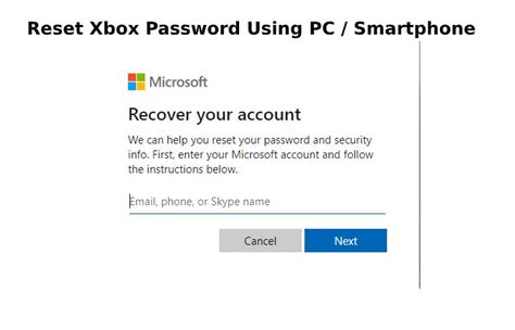 Xbox Live Password Reset How To Reset Or Retrieve Password 2020